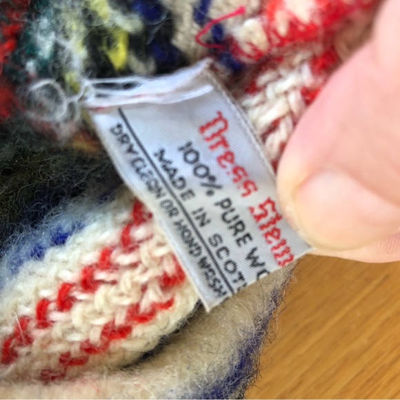 Dress Stewart Tartan Vintage Tam/Hat Made in Scotland 100% Pure New Wool - Picture 10 of 11